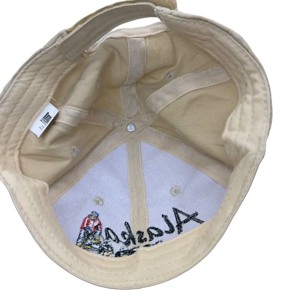 90s Hat Alaska Embroidered huskies Iditarod - Picture 13 of 13